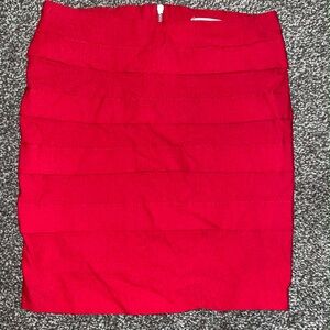 Urban Behavior Red Bandage mini Skirt